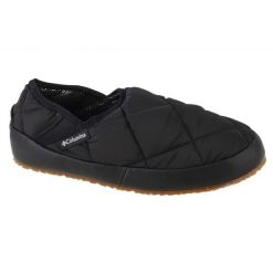 Kapcie Columbia Lazy Bend Moc Slippers 2005381010 czarne. Czarne kapcie damskie bez wzorów, z gumy. Za 349.44 zł.