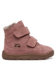 Froddo Śniegowce G2110151-5 M Różowy. Czerwone buty zimowe dziewczęce Froddo, bez wzorów, ze skóry, bez zapięcia. Za 439.99 zł.
