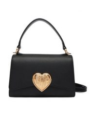 LOVE MOSCHINO Torebka JC4146PP1OL1600A Czarny. Czarne torebki do ręki damskie Love Moschino, bez wzorów, ze skóry, bez dodatków. Za 1,159.00 zł.
