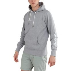 Bluza męska Fundango Talis z kapturem. Białe bluzy męskie Fundango, l, bez wzorów, z bawełny, z kapturem, trekkingowe. Za 399.00 zł.