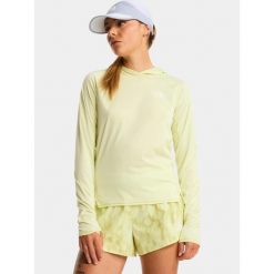 T-shirt Damski The North Face W Sunriser. Żółte t-shirty damskie The North Face, bez wzorów, bez kołnierzyka. Za 399.00 zł.