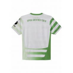 Męska koszulka domowa Greuther Fürth 24/25 PUMA White Fast Green Fresh Mint. Białe koszulki sportowe męskie Puma, m, bez wzorów, bez kołnierzyka, bez ramiączek, do piłki nożnej. W wyprzedaży za 259.00 zł.