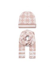 Guess Czapka J4BZ04 Z3H40 Różowy. Czerwone czapki dla dzieci Guess, z aplikacjami, z materiału. Za 169.99 zł.