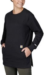 Bluza Carhartt Force Lightweight Black. Czarne bluzy męskie Carhartt, m, bez wzorów, bez kaptura. Za 225.43 zł.