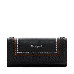 Portfel Desigual. Czarne portfele damskie Desigual, bez wzorów. Za 139.99 zł.