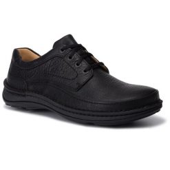 Półbuty Clarks. Czarne półbuty na co dzień męskie Clarks, bez zapięcia. Za 399.99 zł.