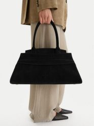 GINO ROSSI Torebka EO-LA224-19156A Czarny. Czarne torebki do ręki damskie Gino Rossi, bez wzorów, ze skóry, bez dodatków. Za 499.99 zł.