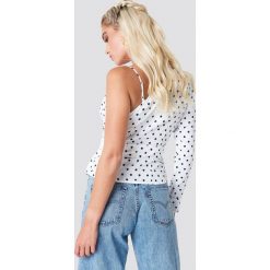 NA-KD Asymetryczna koszula - White,Multicolor. Koszule damskie marki NA-KD. W wyprzedaży za 60.97 zł.
