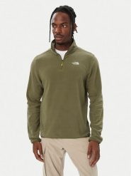 The North Face Polar Glacier NF0A8D0Q Khaki Regular Fit. Brązowe bluzy męskie The North Face, m, bez wzorów, z polaru, bez kaptura. Za 299.99 zł.