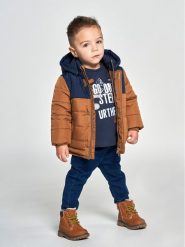 Birba Trybeyond Kurtka zimowa 999 77020 00 Brązowy Regular Fit. Brązowe buty zimowe chłopięce Birba Trybeyond, na zimę, bez wzorów, z syntetyku, bez kaptura. Za 179.99 zł.