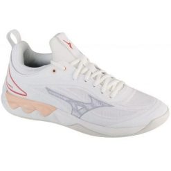 Damskie Buty Do Siatkówki Wave Luminous 3. Białe obuwie sportowe damskie Mizuno, bez wzorów, do siatkówki. Za 660.99 zł.