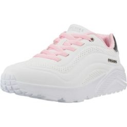 Buty SKECHERS UNO LITE - OMBRE WAVE Biały. Białe obuwie sportowe damskie Skechers, bez wzorów, z syntetyku, na fitness i siłownię. Za 210.99 zł.
