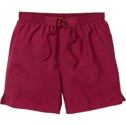 Męskie szorty kąpielowe bonprix bordowy. Czerwone kąpielówki męskie bonprix, l, bez wzorów. Za 44.99 zł.
