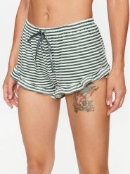 Hunkemöller Szorty piżamowe 203211 Zielony Comfortable Fit. Zielone piżamy damskie Hunkemöller, xxs, bez wzorów, z syntetyku, bez ramiączek. Za 79.99 zł.