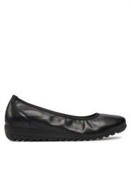 Caprice Baleriny 9-22161-42 Czarny. Czarne baleriny damskie Caprice, bez wzorów, ze skóry, bez obcasa. Za 231.99 zł.
