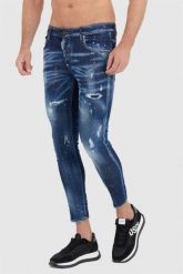 DSQUARED2 Granatowe męskie jeansy super twinkie jeans, Rozmiar 46. Niebieskie jeansy męskie Dsquared2. W wyprzedaży za 1,899.99 zł.