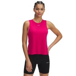 Damski tank top Under Armour Trail Run. Czerwone obuwie sportowe damskie Under Armour, bez wzorów, na fitness i siłownię. Za 240.50 zł.