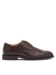 Gino Rossi Półbuty FABIO-02 123AM Brązowy. Brązowe eleganckie półbuty Gino Rossi, ze skóry, wizytowe, bez zapięcia. Za 249.99 zł.