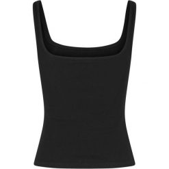 Szeroka koszulka damska Urban Classics (x2). Czarne t-shirty damskie Urban Classics, bez wzorów, bez kołnierzyka. Za 175.50 zł.