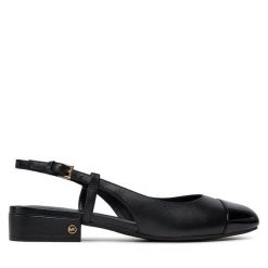 Baleriny MICHAEL Michael Kors. Czarne baleriny damskie MICHAEL Michael Kors, bez wzorów, bez obcasa. Za 429.99 zł.