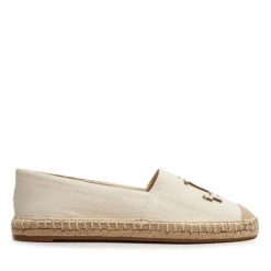 Espadryle LAUREN RALPH LAUREN. Brązowe espadryle damskie Lauren Ralph Lauren, bez wzorów, bez obcasa, bez zapięcia. Za 559.99 zł.