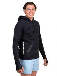 Męska bluza sporty wodne Watrflag Macumba czarny. Czarne bluzy męskie WATRFLAG, l, bez wzorów, z materiału, z kapturem, na fitness i siłownię. Za 299.00 zł.