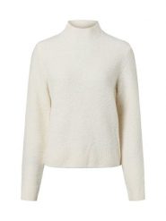 BOSS Sweter z zawartością kaszmiru - Fubrina Kobiety biały, L. Białe swetry damskie Boss, l, bez wzorów, z kaszmiru, bez kołnierzyka, bez ramiączek, bez kaptura. Za 599.95 zł.