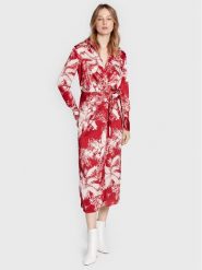 Guess Sukienka koszulowa Dorothee W2BK13 WEX62 Czerwony Regular Fit. Czerwone sukienki damskie Guess, l, z aplikacjami, z syntetyku, bez kołnierzyka, bez ramiączek, koszulowe. Za 789.99 zł.