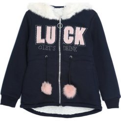 Granatowa Bluza Liveliness. Niebieskie bluzy dla dziewczynek marki Born2be, na jesień. Za 89.99 zł.