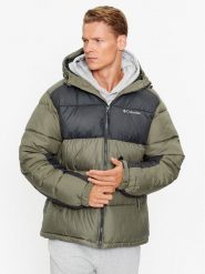 Columbia Kurtka zimowa Pike Lake™ II Hooded Jacket 2050931 Zielony Regular Fit. Zielone kurtki męskie Columbia, na zimę, m, bez wzorów, z syntetyku, bez kaptura. Za 469.99 zł.