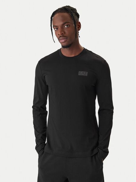 EA7 Emporio Armani Longsleeve 7M001488 AF17789 UC001 Czarny Regular Fit. Czarne bluzki z długim rękawem męskie EA7 Emporio Armani, m, bez wzorów, z bawełny, bez kołnierzyka. Za 329.99 zł.
