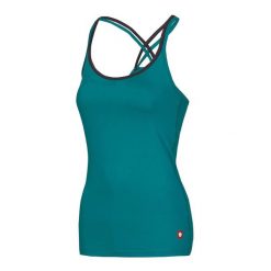 Damski tank top Ocun Corona. Niebieskie koszulki sportowe damskie Ocun, xs, bez wzorów, sportowe, bez kołnierzyka. Za 125.99 zł.