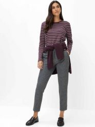 BRAX spodnie chino Kobiety Sztuczne włókno szary, 46. Szare spodnie materiałowe damskie Brax, s, bez wzorów, z włókna. Za 499.95 zł.