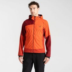 Softshell turystyczny męski Mountaineer. Brązowe kurtki męskie Dare 2b, l, bez wzorów, z softshellu, trekkingowe. Za 209.99 zł.