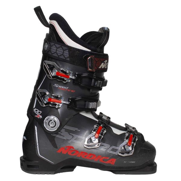 Używane buty narciarskie - NORDICA Speedmachine 100R, 41 EU, Stan dobry. Obuwie sportowe damskie NORDICA, bez wzorów, narciarskie. Za 460.00 zł.