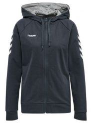 Bluza do piłki ręcznej damska Hummel hmlGO Zip z kapturem. Czerwone bluzy sportowe damskie Hummel, xs, bez wzorów, z bawełny, z kapturem, na golfa. Za 234.00 zł.