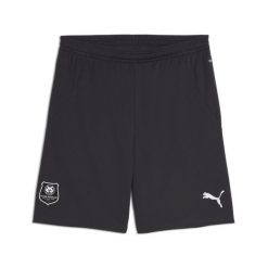 Męskie szorty Stade Rennais F.C. 24/25 PUMA Flat Dark Gray White Black. Białe krótkie spodenki sportowe męskie Puma, m, bez wzorów, do piłki nożnej. W wyprzedaży za 180.05 zł.