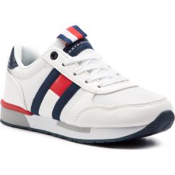 Sneakersy TOMMY HILFIGER - Low Cut Lace-Up Sneaker T3B4-30343-0208 M Off White/Blue X846. Półbuty dziewczęce marki Tommy Hilfiger. Za 279.00 zł.