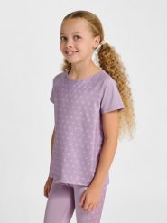 Koszulka dziewczęca Hummel MIX. Fioletowe t-shirty i topy dla dziewczynek Hummel, bez wzorów, z bawełny, bez ramiączek. Za 191.00 zł.