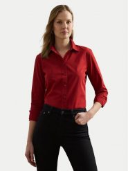LAUREN RALPH LAUREN Koszula 200925378004 Czerwony Relaxed Fit. Czerwone bluzki damskie Lauren Ralph Lauren, s, bez wzorów, z bawełny, bez kołnierzyka, bez ramiączek. Za 509.99 zł.