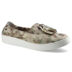 Mokasyny damskie Lemar, wsuwane ze skóry naturalnej, beżowo-złote, 10077. Brązowe mokasyny damskie Lemar, ze skóry, eleganckie. Za 179.00 zł.