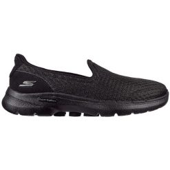 Buty sportowe damskie Skechers Go Walk 6 Big Spla. Czarne obuwie sportowe damskie Skechers, bez wzorów, z materiału. Za 390.00 zł.