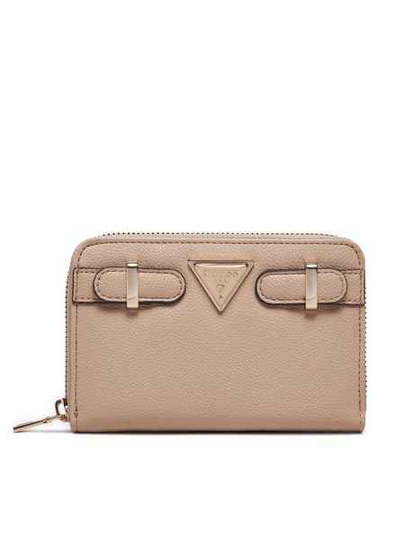 Guess Portfel SWBG95 11140 Beżowy. Brązowe portfele damskie Guess, z aplikacjami, ze skóry. Za 169.99 zł.