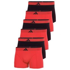 Bokserki Active Flex Cotton Body 6 pak. Szare bokserki męskie Adidas, z bawełny, bez zapięcia, na fitness i siłownię. Za 357.00 zł.