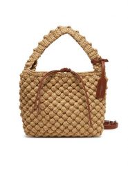 Gianni Chiarini Torebka Bella BS 11576 TRCBBL Brązowy. Brązowe torebki do ręki damskie Gianni Chiarini, bez wzorów, z materiału, bez dodatków. Za 479.99 zł.