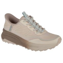Buty sportowe Sneakersy damskie, Slip-Ins: Switch Back - Mist. Brązowe obuwie sportowe damskie Skechers, bez wzorów, trekkingowe, Skechers Sport. Za 399.99 zł.
