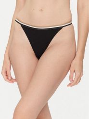 BOSS Komplet 3 par stringów 50545602 Czarny. Czarne stringi damskie Boss, m, bez wzorów, z syntetyku. Za 139.99 zł.