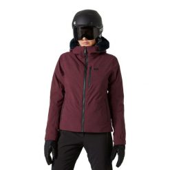 Damska kurtka narciarska Helly Hansen Valdisere 2.0. Brązowe kurtki damskie Helly Hansen, na zimę, bez wzorów, bez kaptura. Za 1,344.50 zł.