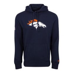Bluza z kapturem Denver Broncos NFL. Niebieskie bluzy męskie New Era, m, bez wzorów, z kapturem. W wyprzedaży za 251.65 zł.