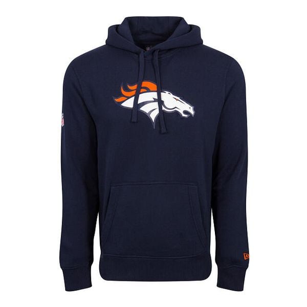 Bluza z kapturem Denver Broncos NFL. Niebieskie bluzy męskie New Era, m, bez wzorów, z kapturem. Za 281.55 zł.